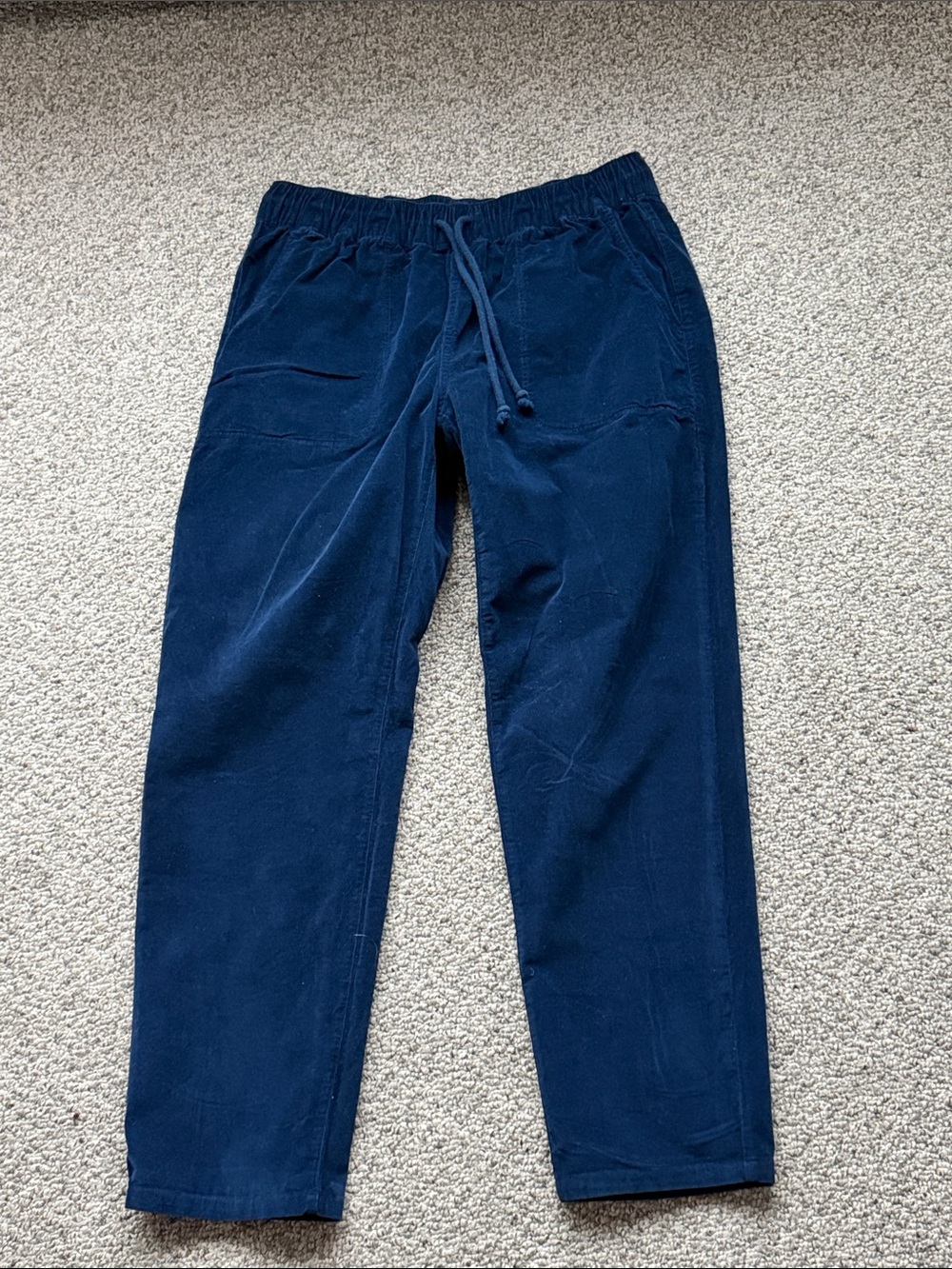 Carve Designs Zoe Navy Cord Pants Medium